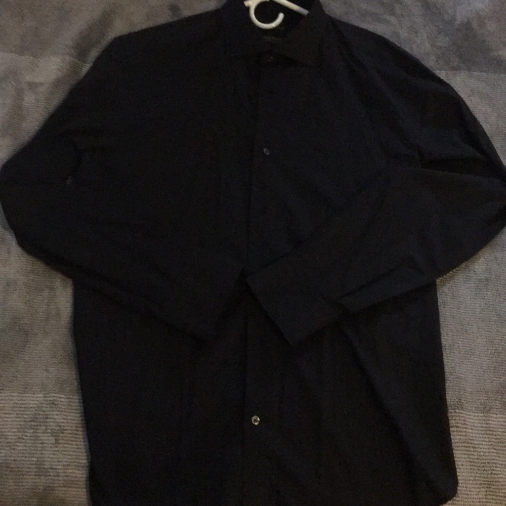 Black Massimo Dutti Dress Shirt